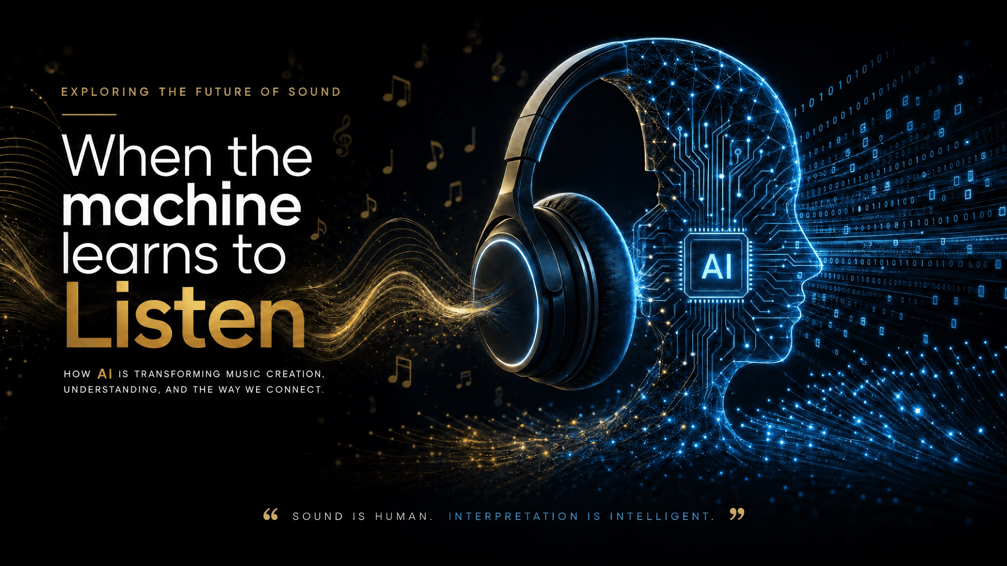 When the Machine Learns to Listen